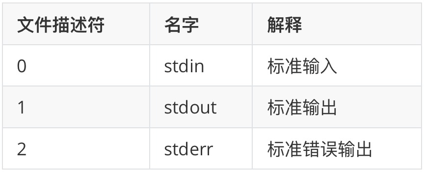 Linux文件输入输出描述符